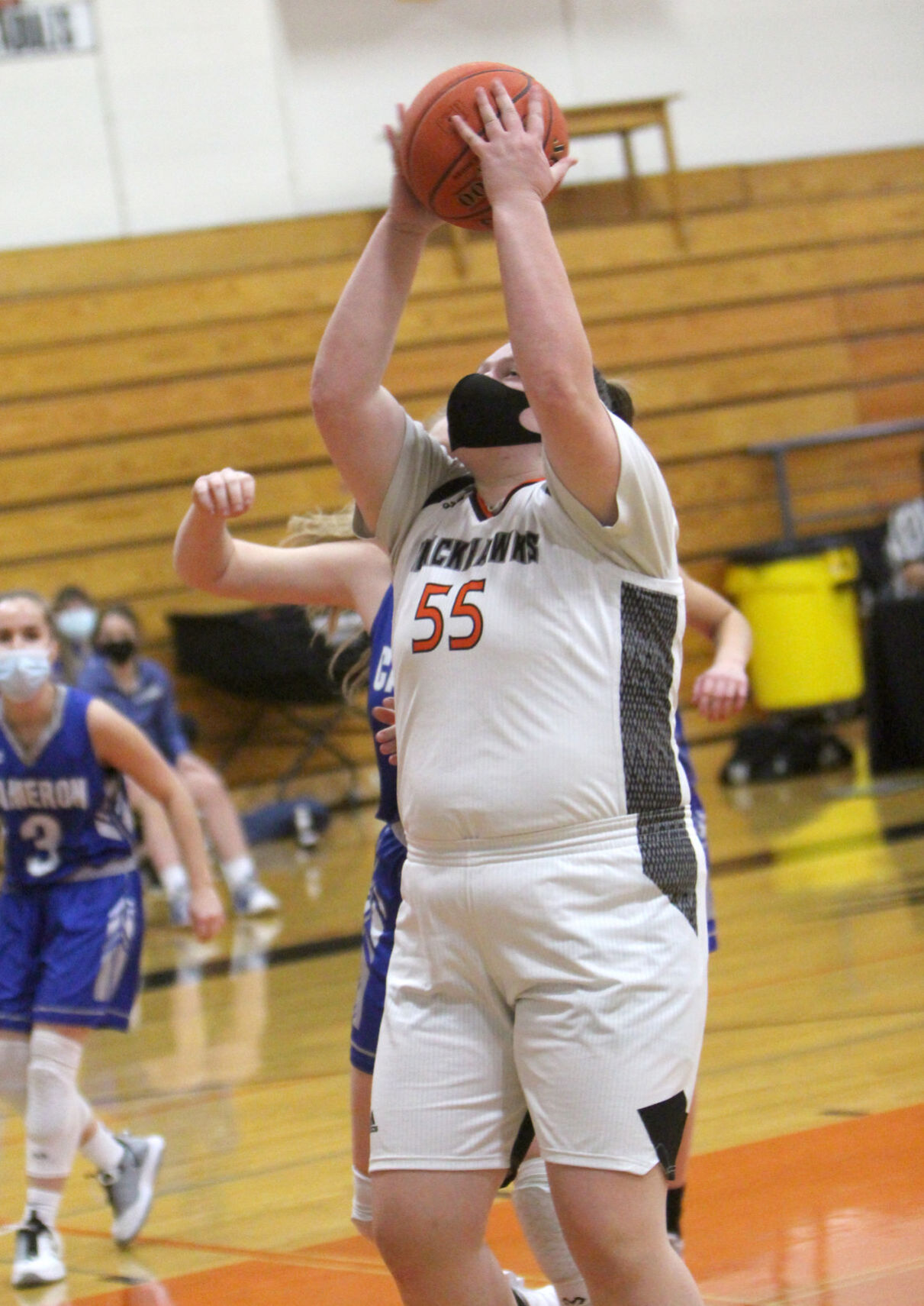 Cameron at Bloomer girls basketball 2-2-21